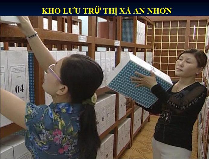 BÌNH ĐỊNH PHÁT TRIỂN ỨNG DỤNG TIN HỌC TRONG CÔNG TÁC LƯU TRỮ 