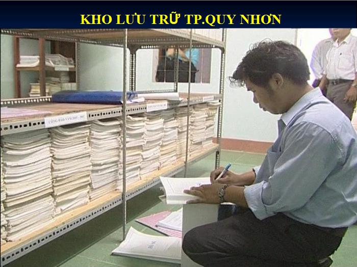 BÌNH ĐỊNH PHÁT TRIỂN ỨNG DỤNG TIN HỌC TRONG CÔNG TÁC LƯU TRỮ 