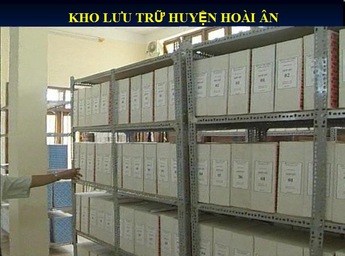 BÌNH ĐỊNH TỔ CHỨC LƯU TRỮ CẤP HUYỆN