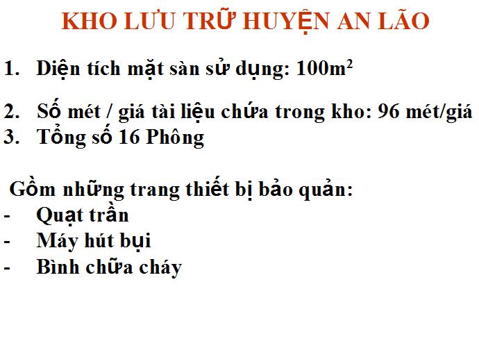 BÌNH ĐỊNH TỔ CHỨC LƯU TRỮ CẤP HUYỆN