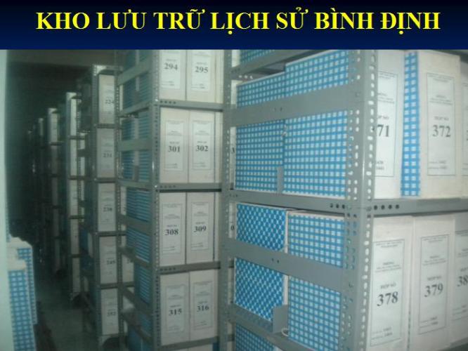 BÌNH ĐỊNH TỔ CHỨC LƯU TRỮ CẤP HUYỆN