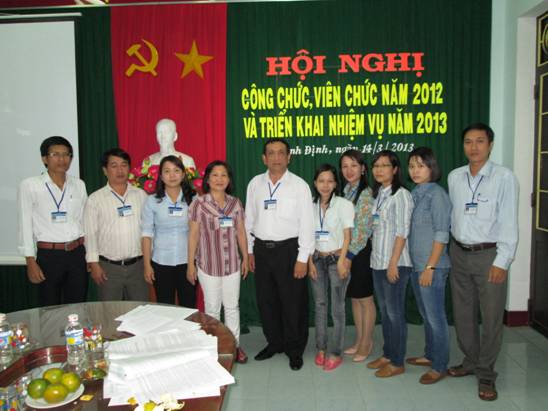 Hội nghị cán bộ, công chức, viên chức năm 2012 và triển khai nhiệm vụ công tác năm 2013 của Chi cục Văn thư - Lưu trữ tỉnh Bình Định