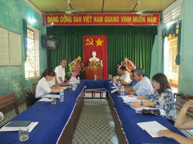 SỞ NỘI VỤ KIỂM TRA CÔNG TÁC VĂN THƯ, LƯU TRỮ TẠI MỘT SỐ SỞ VÀ 11 HUYỆN, THỊ XÃ, THÀNH PHỐ