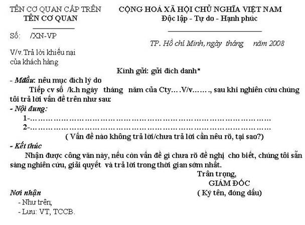 Soạn thảo văn bản hành chính