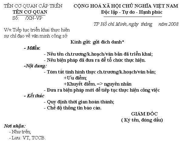 Soạn thảo văn bản hành chính